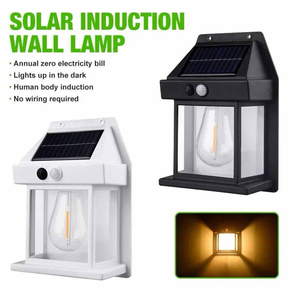 SOLAR INDUCTION WALL SENSOR LIGHT