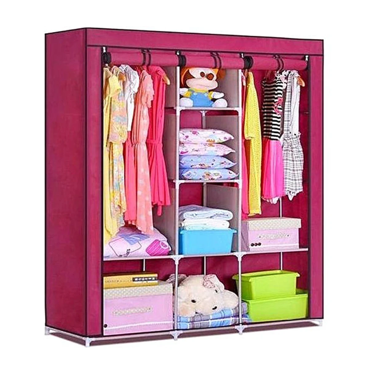 Storage Closet Organizer Wardrobe