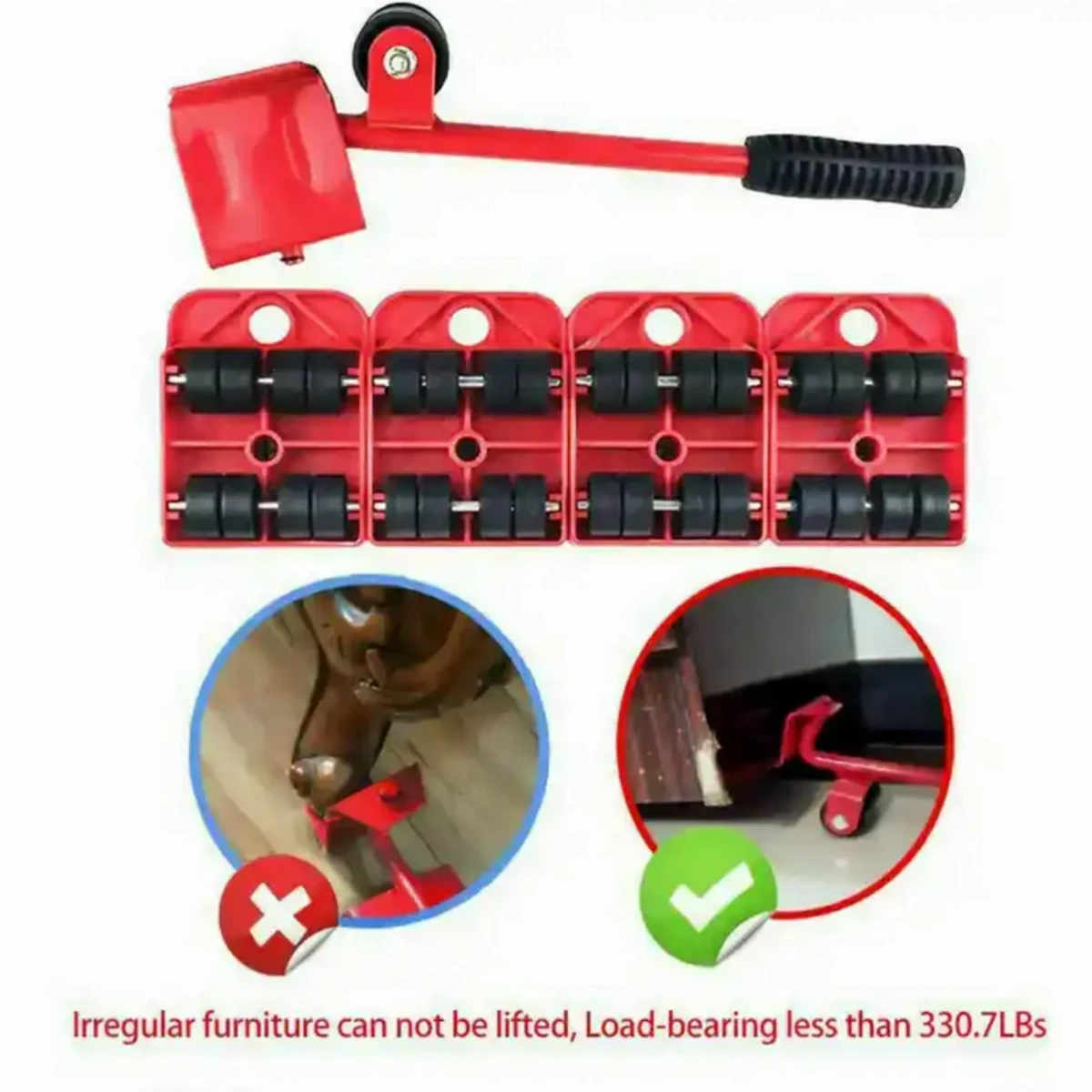 HEAVY FURNITURE MOVING LIFTER 4 MOVING SLIDERS